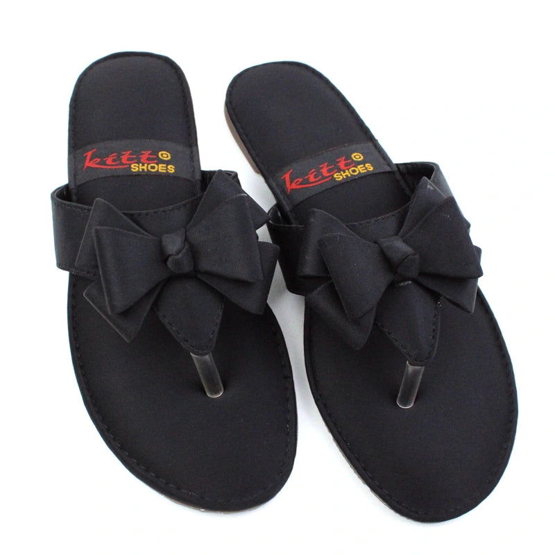 Bow Kolhapuri Slides ( 3 Colors)