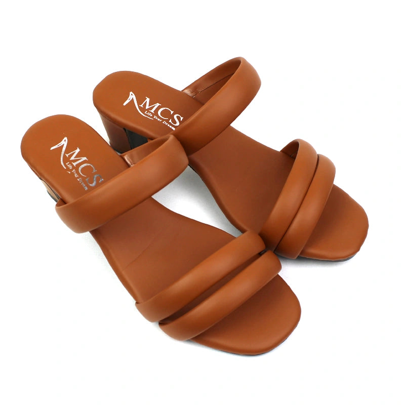 Mesh Block Heels ( 7 Colors )