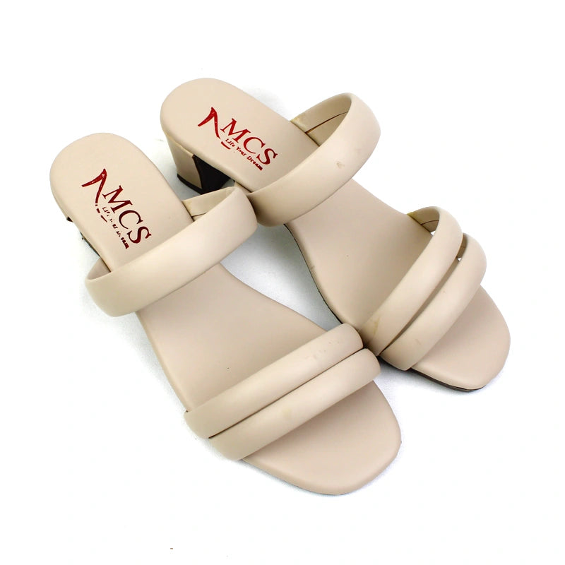 Mesh Block Heels ( 7 Colors )