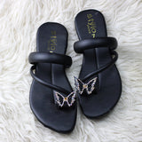 Stylo Women’s Butterfly Toe-Ring Flat