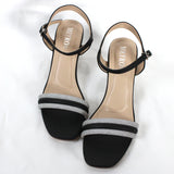 Glitter Stripe Heel