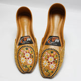 Embroidered Khussa Mustard Colour