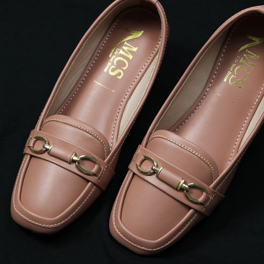 Oval Buckle Rexene Loafers