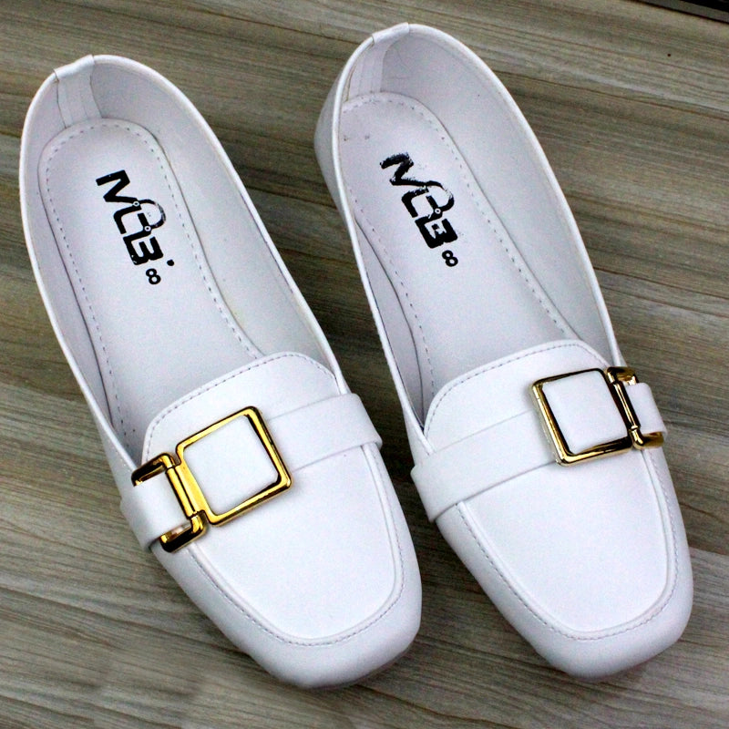 Square Buckle Loafers