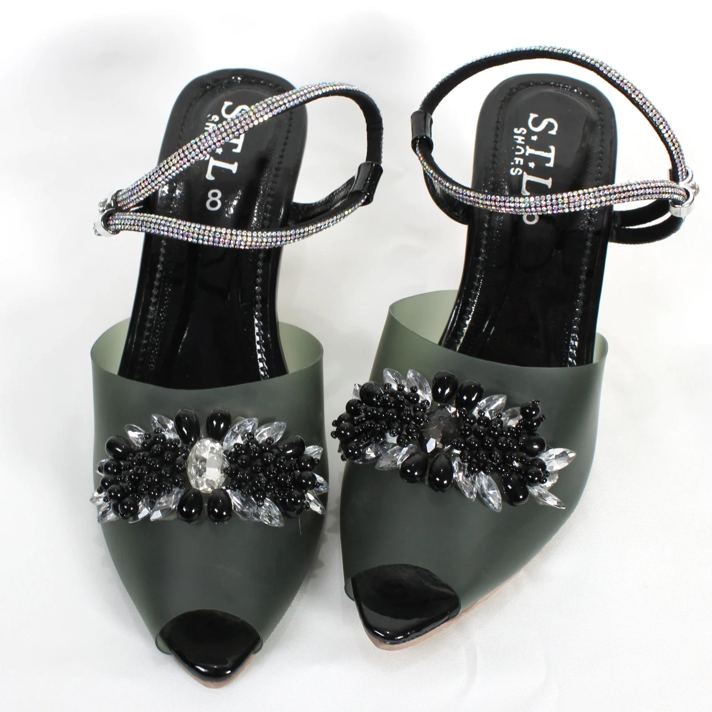 Glass Broche Heel