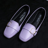 Chic Classic Buckle Loafers