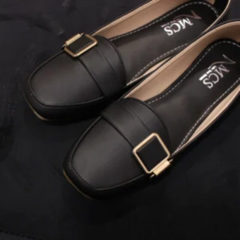 Square Buckle Loafers