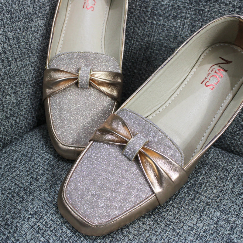 Sparkling Glittery Tangy Loafer Shoes