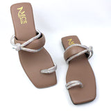Mesh With Strap Kolhapuri Slide