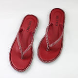 Women’s Rhinestone-Embellished Thong Flip-Flops