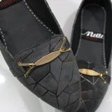 Streamy Gold Pumps (Grey)