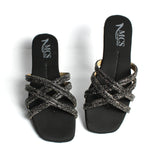 Cris Cross Net Mesh Slide