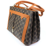 Twin Tone LV Handbag Brown