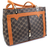Twin Tone LV Handbag Brown