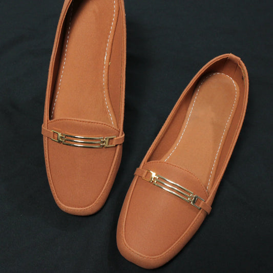 Grill Buckle Matt Suede Loafer