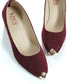 Moon Glitter Dust Court Shoe Metal Toe