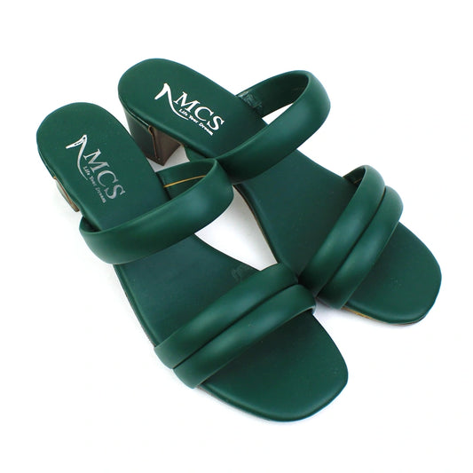 Mesh Block Heels ( 7 Colors )