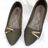 Pointed Pumps Triangle buckle