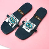 Transparent Strap With Broche Slide