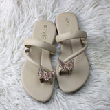 Stylo Women’s Butterfly Toe-Ring Flat