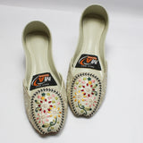 Embroidered Khussa Beige Colour