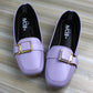 Square Buckle Loafers
