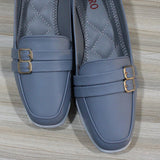 Classic Double-Buckle Loafers For Women