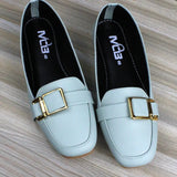 Square Buckle Loafers