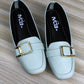 Square Buckle Loafers