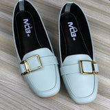 Square Buckle Loafers