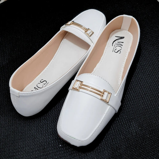 White Chic Loafers