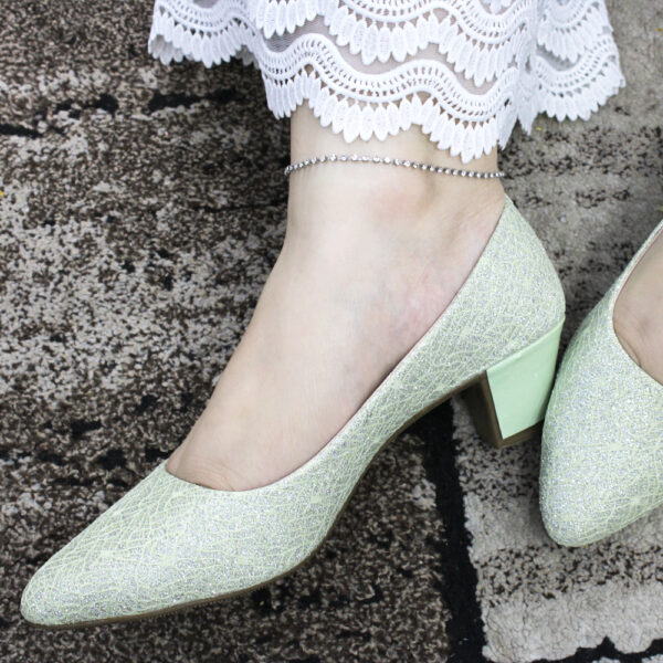 Cinderella Heel (Pistachio Green)