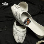 Peace White Sequins Rhombus