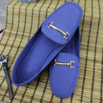 Suede Loafers (Cool Indigo)