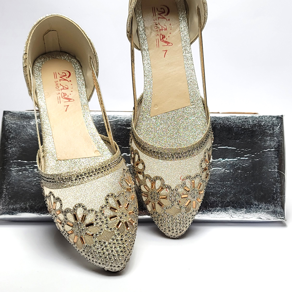 Net Pearl Fancy Khussa