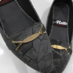 Streamy Gold Pumps (Grey)