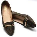 Streamy Gold Pumps (Coffee Bean)