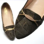 Streamy Gold Pumps (Coffee Bean)