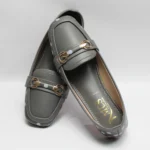 Minnie Polka Dots Ladies Loafer (Dust Grey)