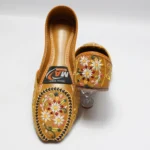 Embroidered Khussa Mustard Colour