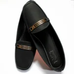 Grill buckle Matt Suede Loafer (Black)