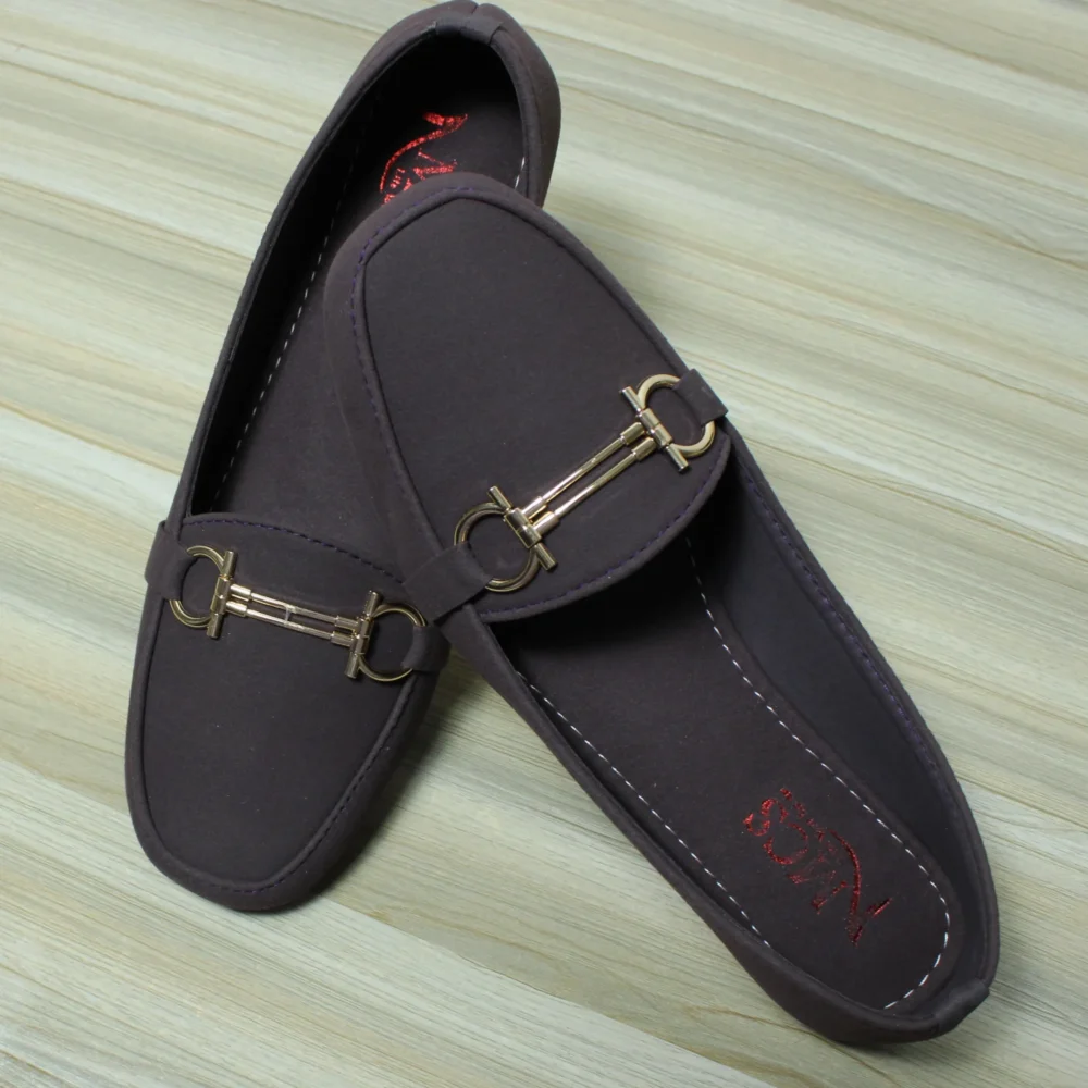 D Buckle Suede Loafer