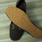 D Buckle Suede Loafer (Mud Borwn)