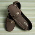Grill buckle Matt Suede Loafer (Chocolate Brown)