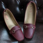Brexa Collection Rexene Loafer (Vermillion Maroon)