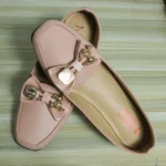 Bear Buckle Rexene Loafer (Pooh Pink)
