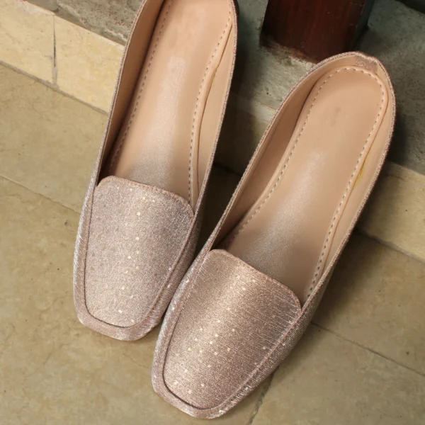 Sparkling Loafers (Rose Gold)