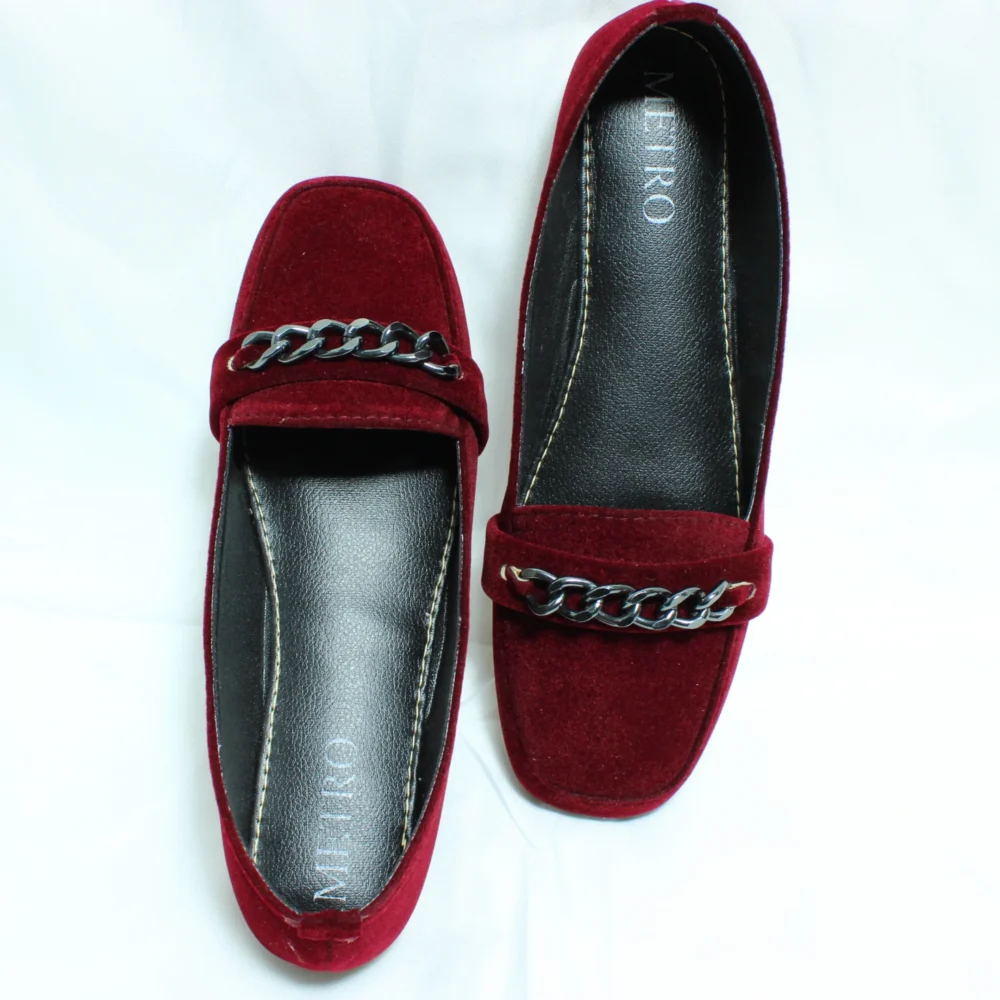 Velvet loafers Deep Maroon 278