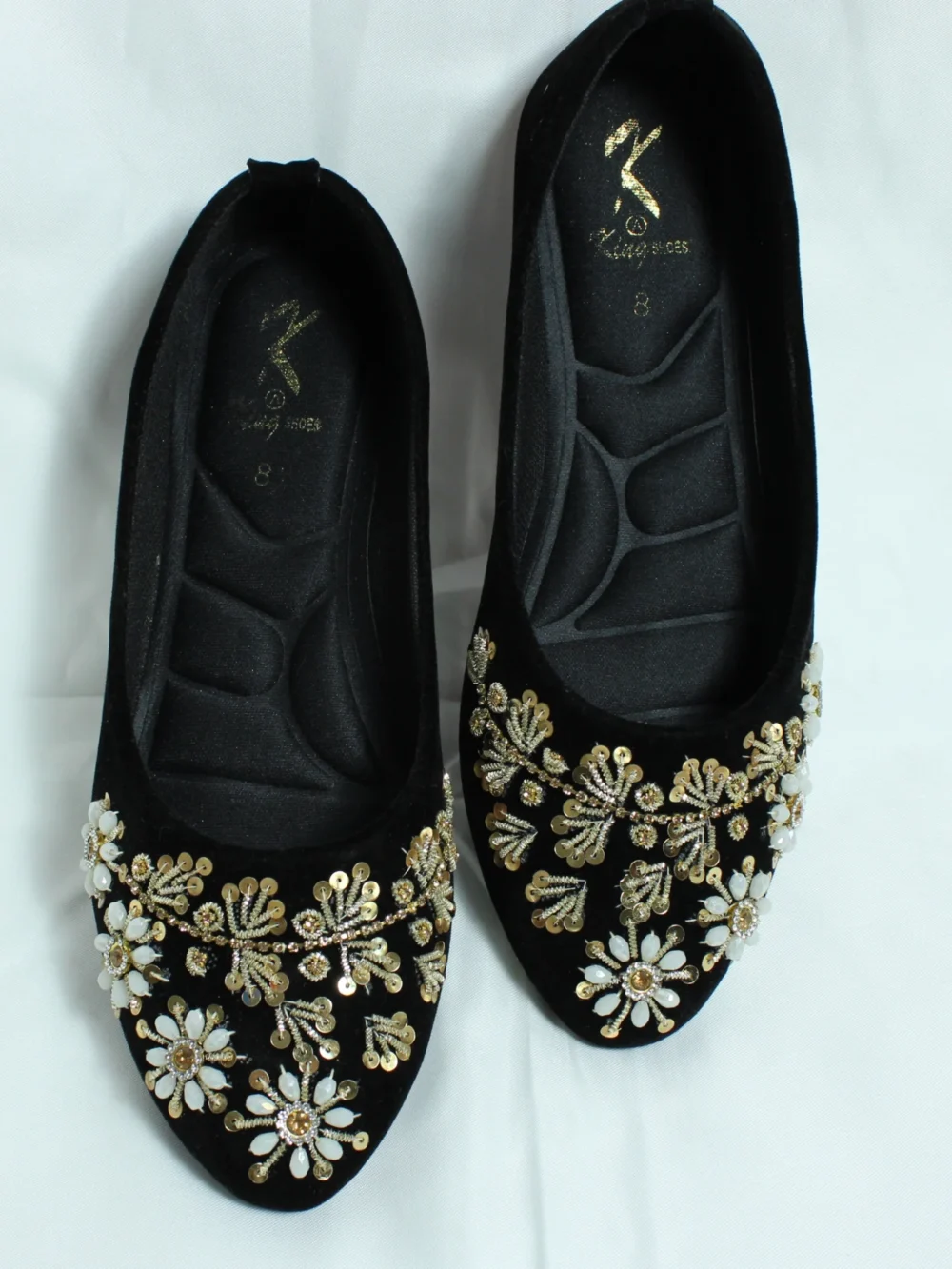 Velvet Pumps Black 271