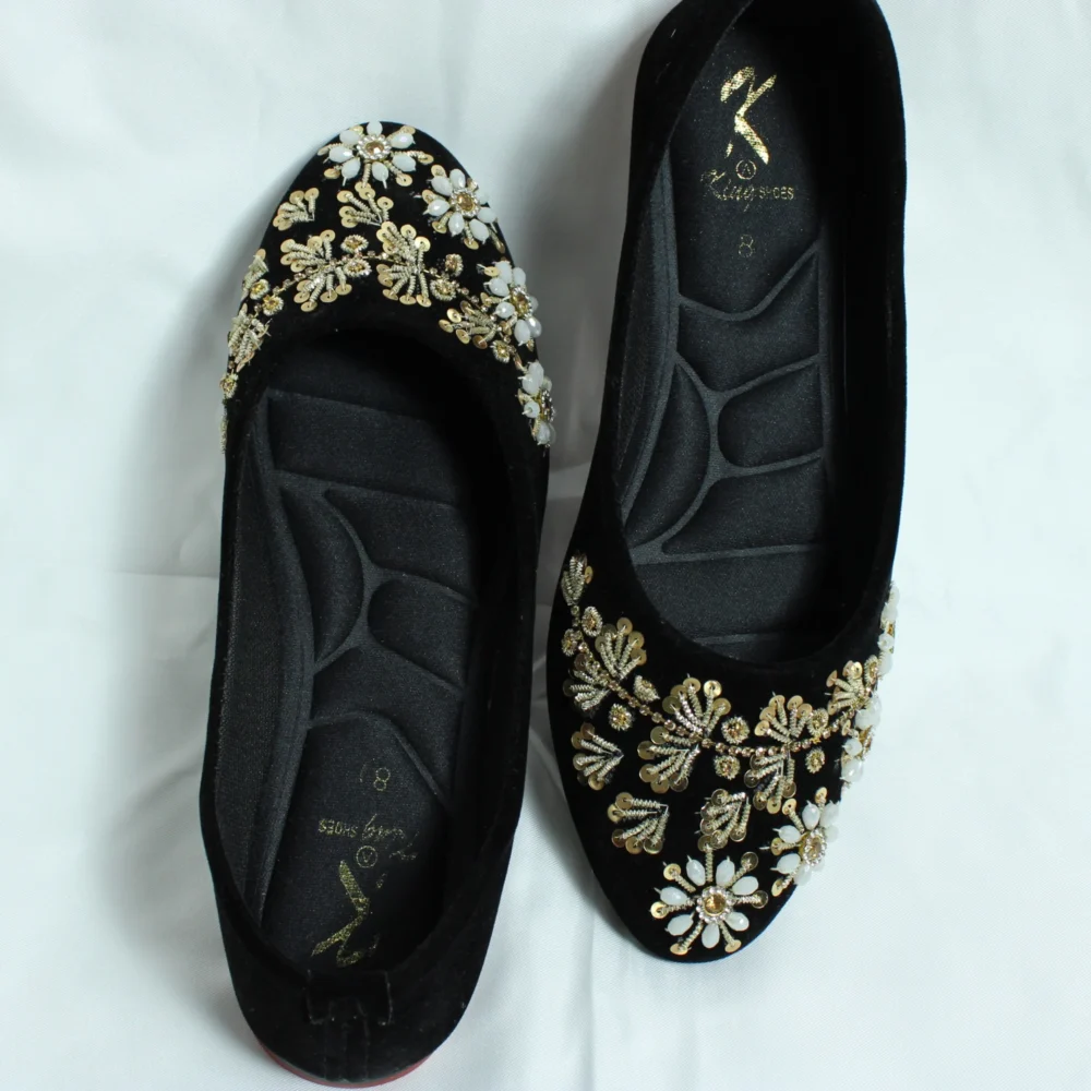 Velvet Pumps Black 271